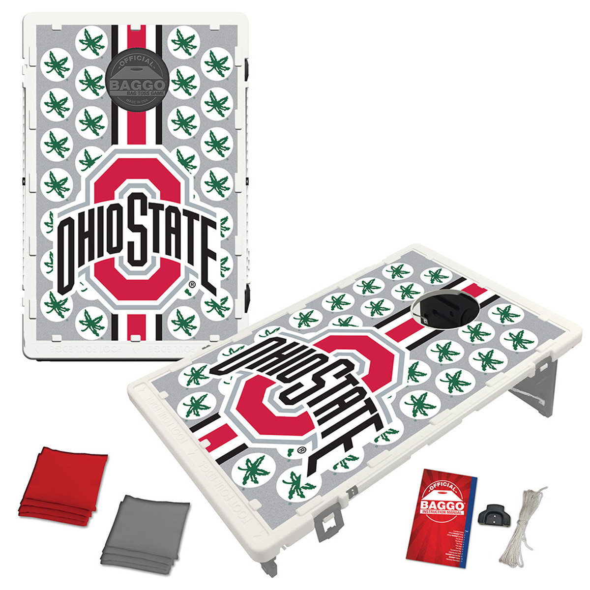 Ohio State 2 x 3 Portable Cornhole Game - College Traditions