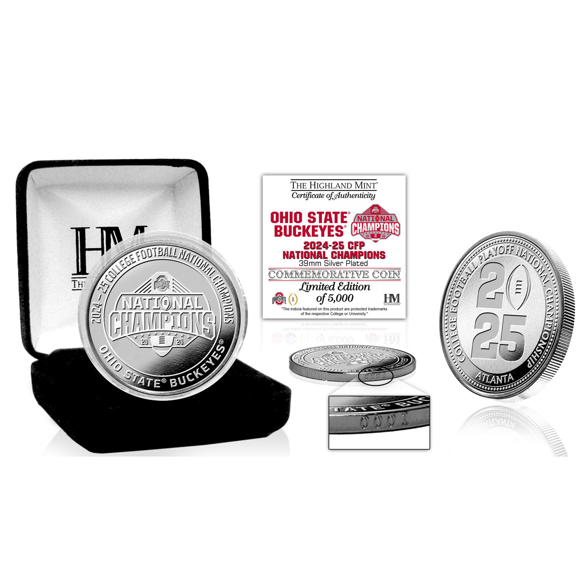 Ohio State Limited Edition Ohio State National Championship Coin