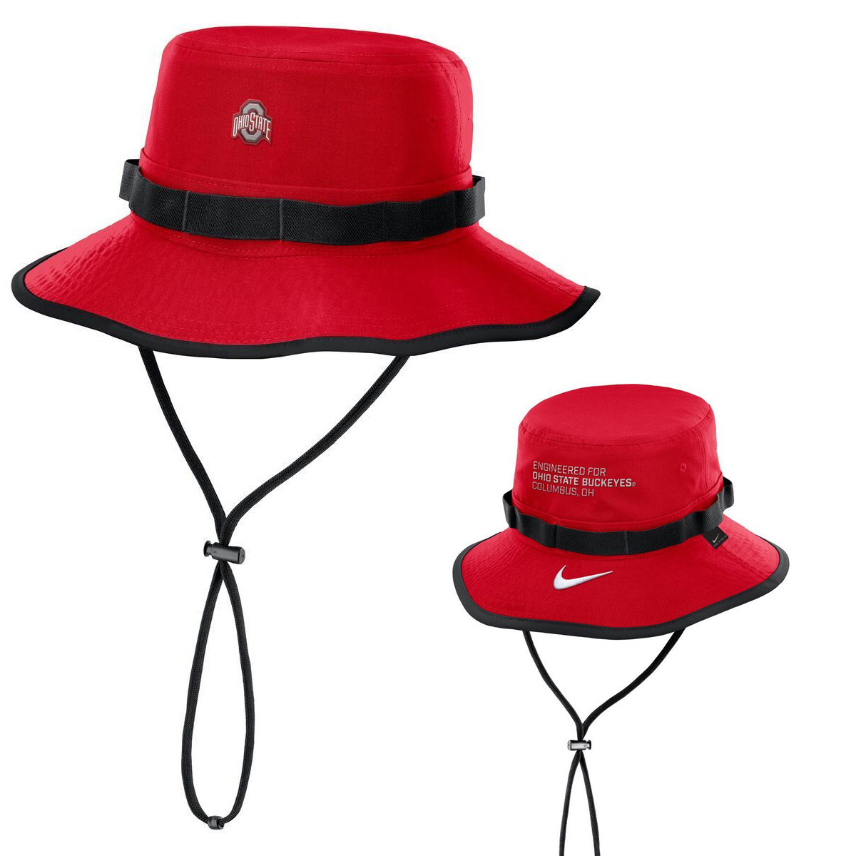 nike bucket hat red