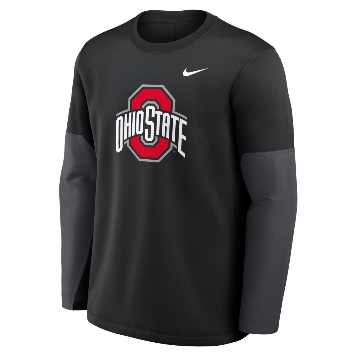 Ohio State Nike Men's Black Coaches Crew. - College Traditions