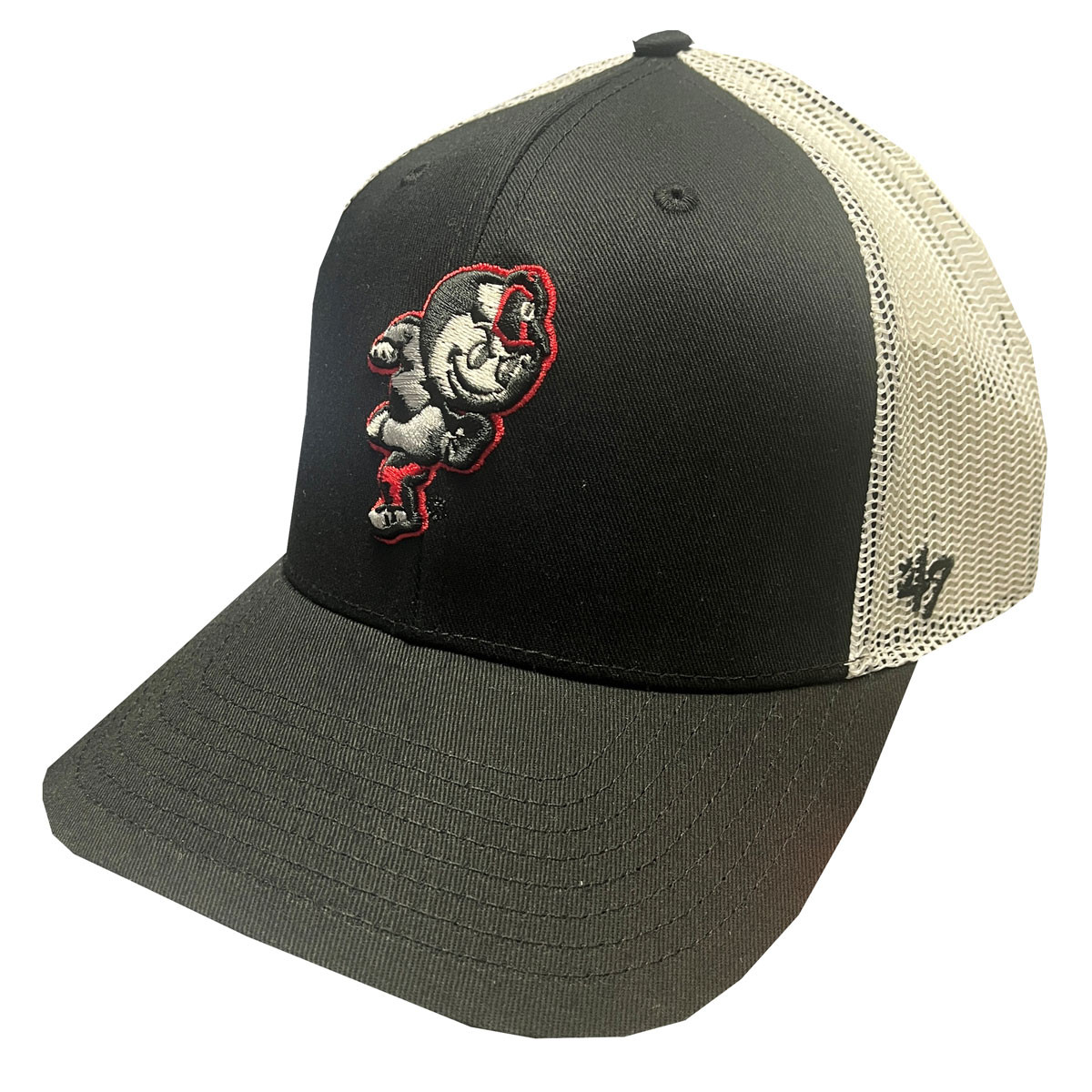 Ohio State Black/White '47 Brutus Mesh Back. - College Traditions