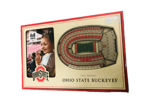 3D Ohio State Stadium Picture Frame
