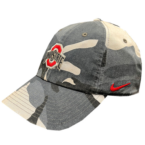 H86 Washed Camo Cap. Adjustable