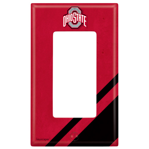 Ohio State Single Switch Plate Cover