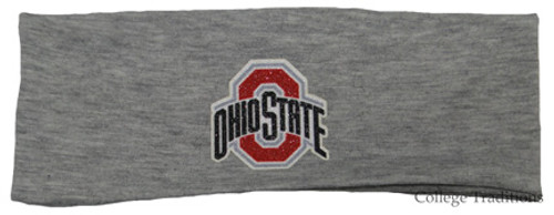 Gray Cotton Stretch Headband