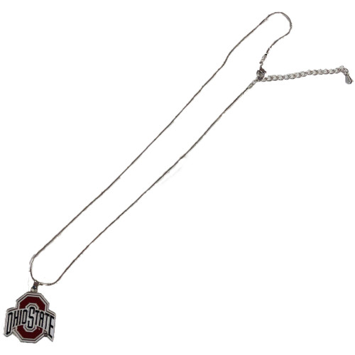 Ohio State Athletic Logo Necklace