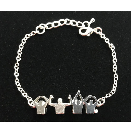 O H I O People Silver Bracelet