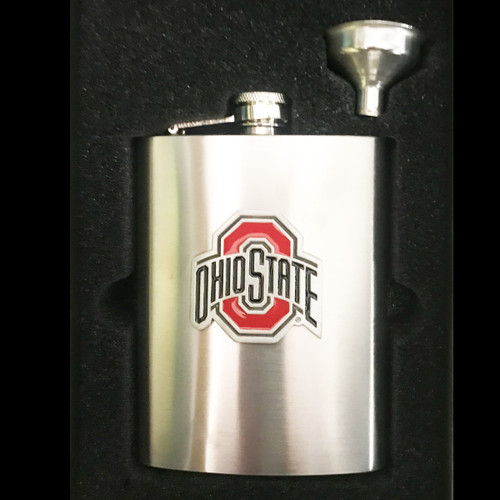 8 oz. Ohio State Flask & Funnel Set