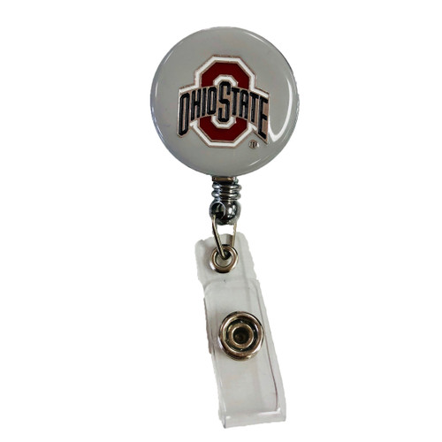 Ohio State Gray ID Badge Reel