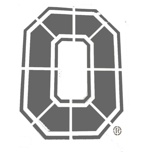 Block O Stencil - College Traditions