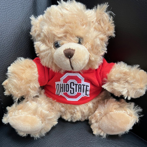 Ohio State Brown 6" Bear w/Red Tee