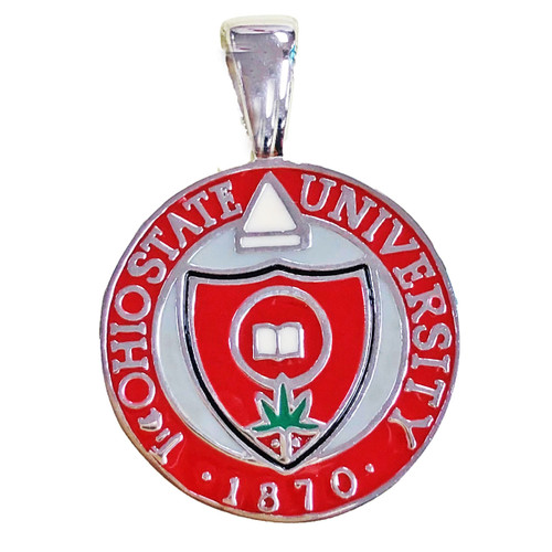 Ohio State Seal Pendant 3/4"