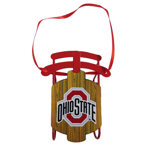 Ohio State Sled Ornament