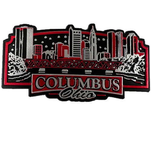 Columbus Skyline Fridge Magnet
