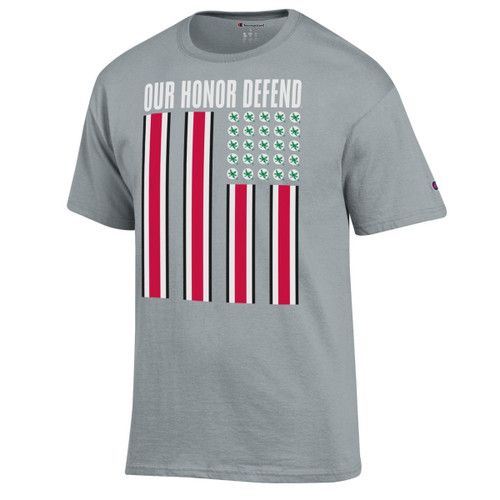 Silver Honor & Defend Ohio State Tee