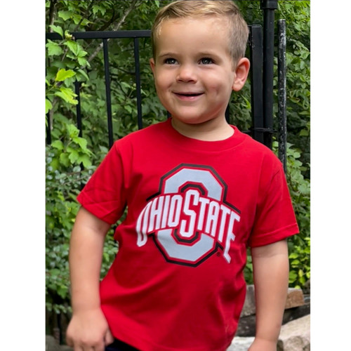 Infant/Toddler Red Athletic Logo Tee Infant/Toddler Red Athletic Logo Tee