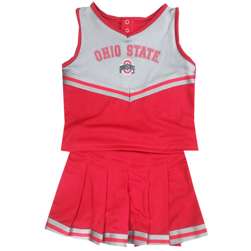 Girls 2 Piece Ohio State Cheerleading Outfit