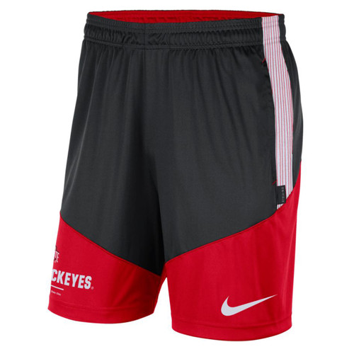 Nike Men's Black/Red DriFit Knit Short