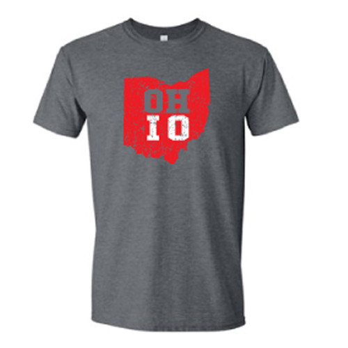 Gray OH IO State Tee