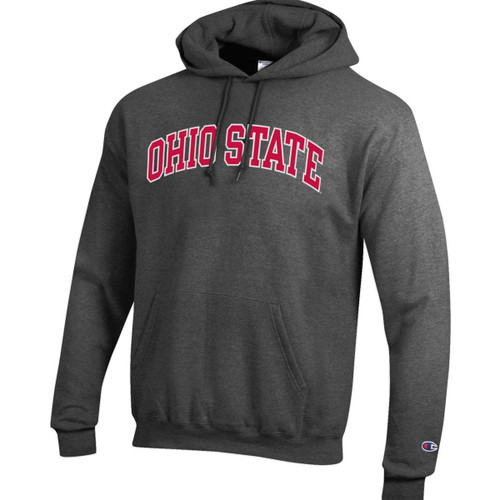 Champion Granite Heather Hood with Arch Ohio State