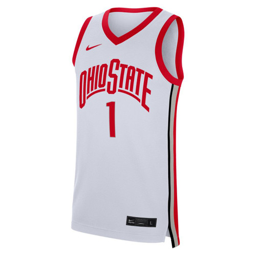 Nike White Replica Home Basketball Jersey