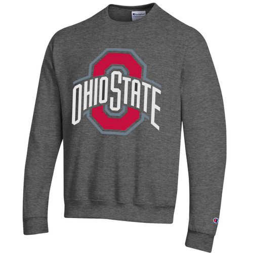 Champion Ohio State Gray Powerblend Sweatshirt