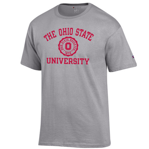 Champion® Oxford Gray Tee. - College Traditions