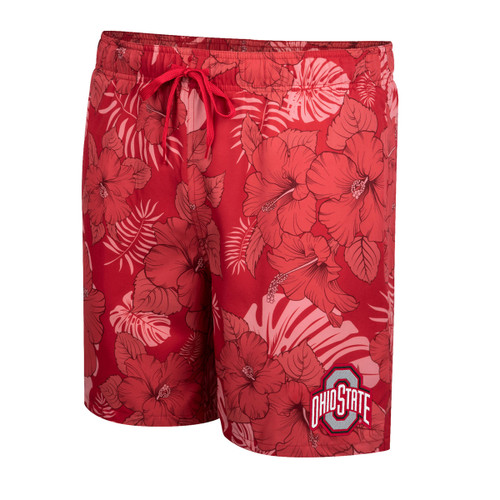 Ohio State Red Men's Dude Swim Shorts