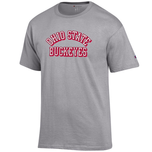 Champion® Oxf Tee With Arch Ohio State over Buckeyes Tee