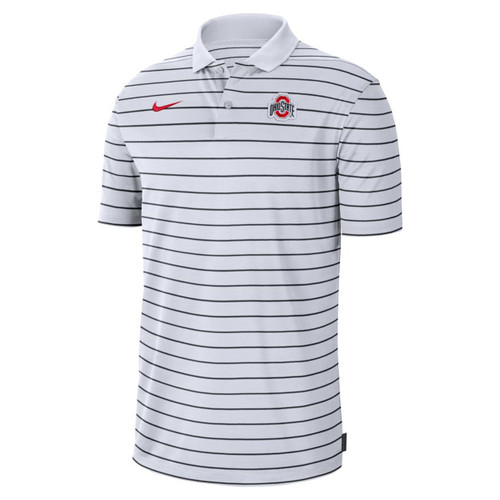 Nike Men's Sideline White Drifit Victory Polo