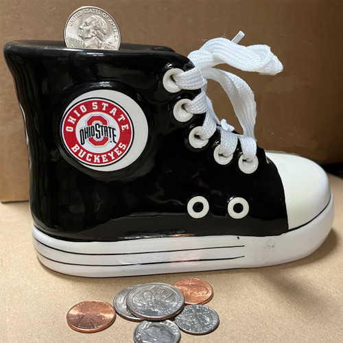 Ohio State Black Converse Shoe Bank