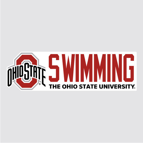 Ohio State Swimming Outside Decal