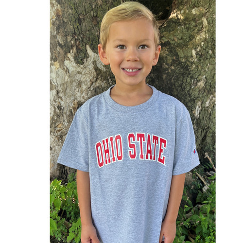 Ohio State Gray Arch Youth Tee