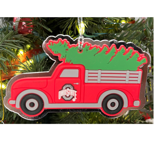 Ohio State Truck w/Tree Ornament