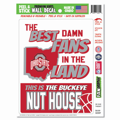 The Best Fans Vinyl Removable Wall Art