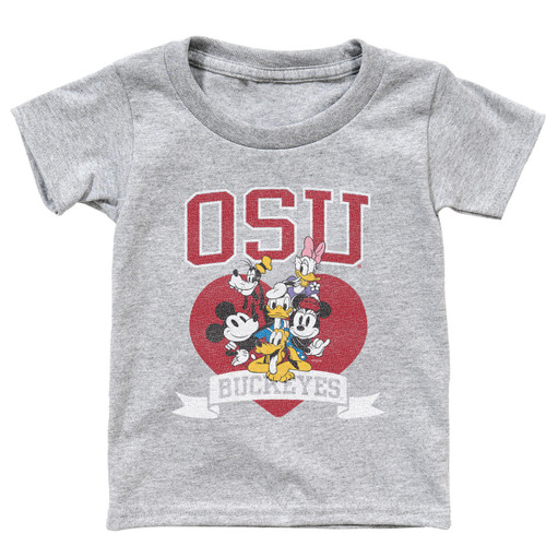 Ohio State Gray Toddler Disney Troop Tee