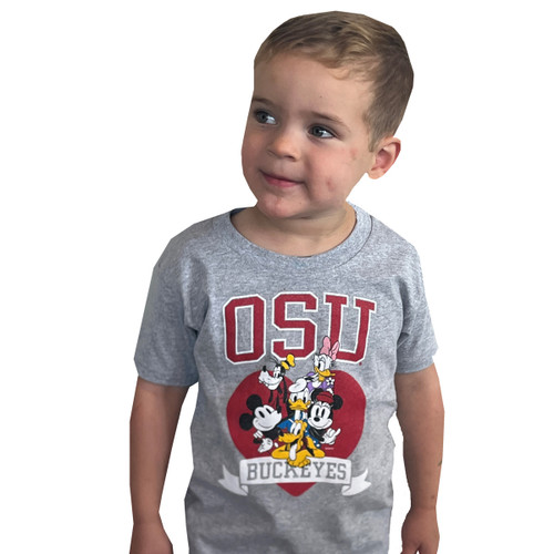 Ohio State Gray Toddler Disney Troop Tee