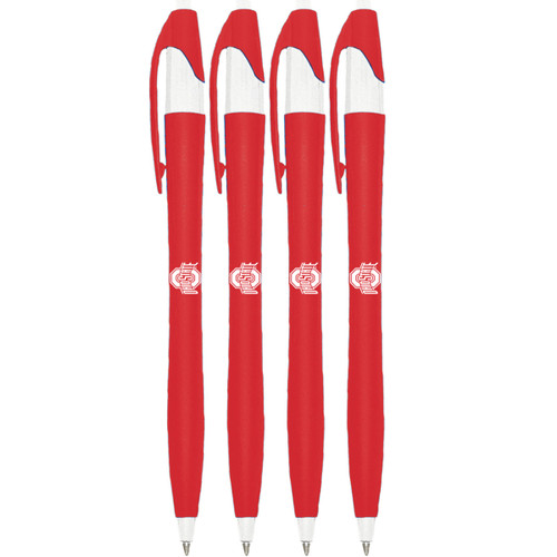 Ohio State 4 Pack Red/White Click Pen.