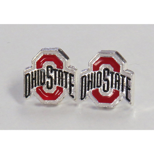 Athletic Logo Post Earrings