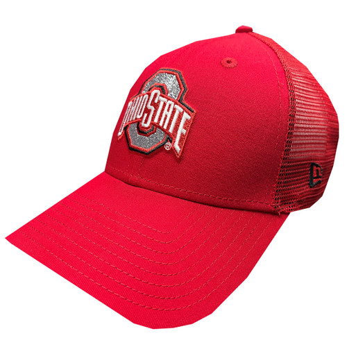 Ohio State Women's Red Sparkle Snap Back