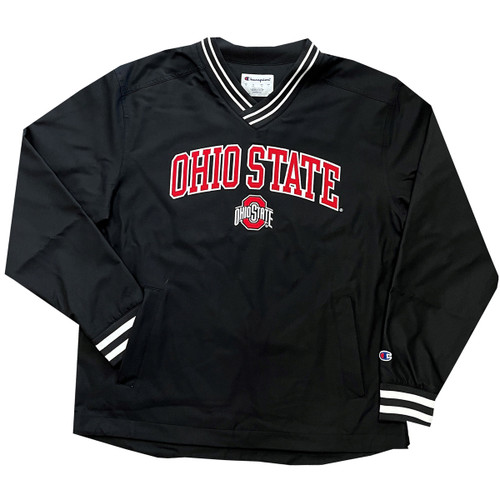 Ohio State Black V-Neck Pullover