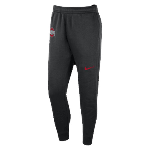 Ohio State Nike Black Club Fleece Pant