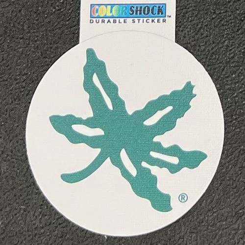 Ohio State Durable Buckeye Leaf Sticker.