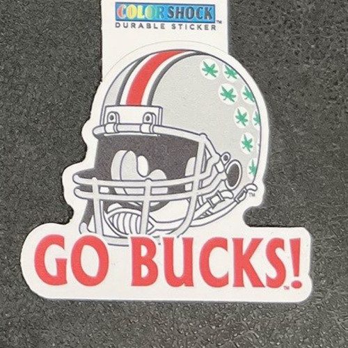 Ohio State Durable Buckeye Helmet Sticker.