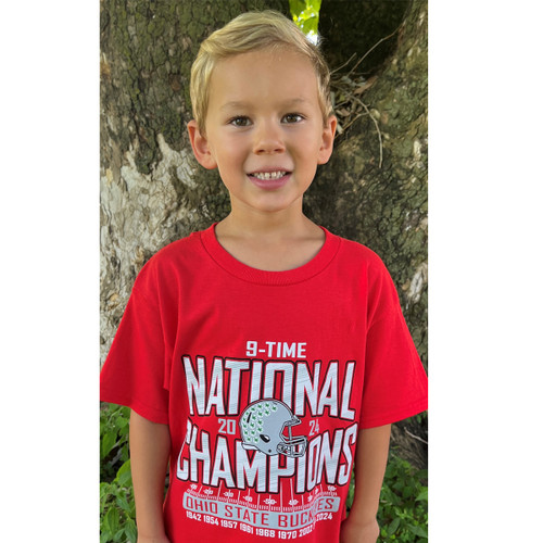 Ohio State Red Youth National Champion Tee