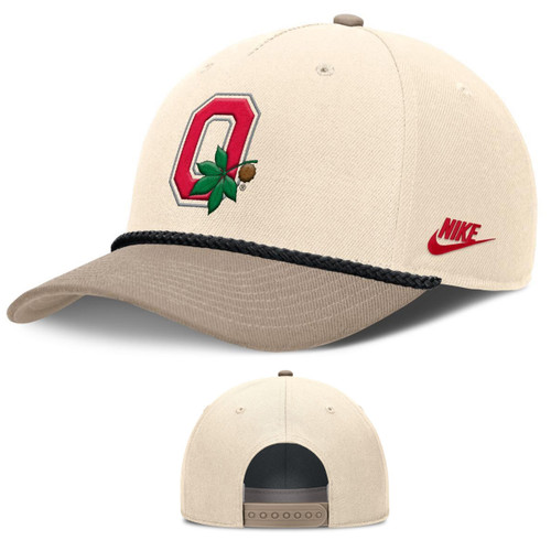 Ohio State Nike Natural/Khaki Rope Cap.