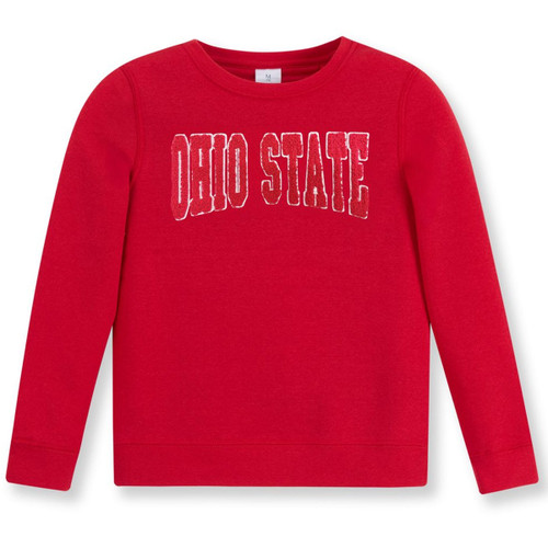 Ohio State Red Toddler Chenille Crew.