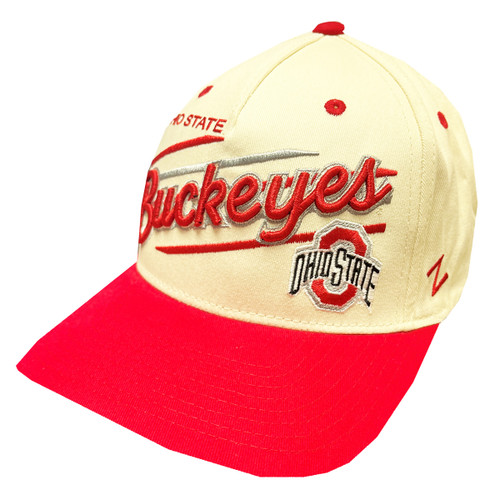 Ohio State Red/Natural Marquee Snap Back