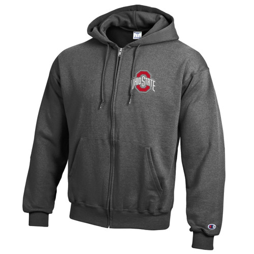 Ohio State Granite Tackle Twill Left Chest Logo Full Zip.