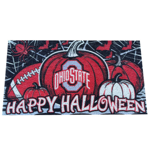 Ohio State Halloween Door Mat.